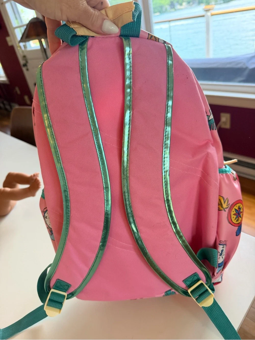 Disney Princess Pink Floral Backpack